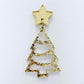 gold glitter Christmas Xmas tree diy earring supplies acrylic laser cut blanks dangles