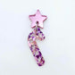 purple pink unicorn glitter Christmas candy canes mini diy earring supplies laser cut acrylic dangles blanks