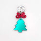 green mirror Christmas tree diy earring supplies laser cut acrylic dangles blanks mini petite