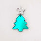 green mirror Christmas tree diy earring supplies laser cut acrylic dangles blanks mini petite