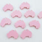 pastel pink Australia Day map DIY earring supplies laser cut acrylic studs blanks