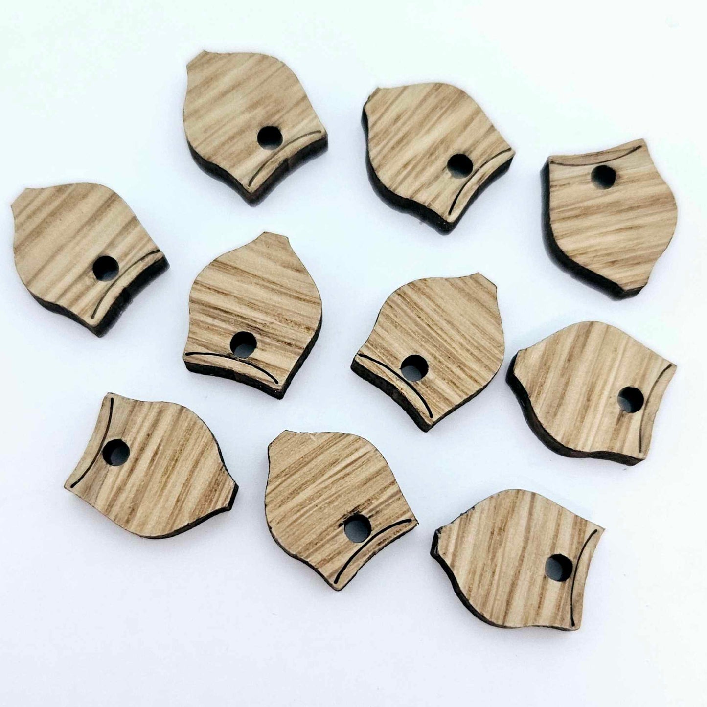 oak wood gumnut Australia Australiana toppers DIY earring supplies laser cut acrylic dangles blanks