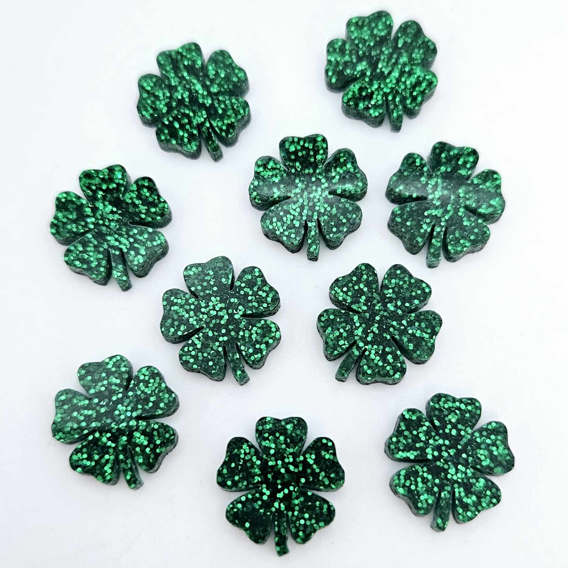 green glitter 5 leaf clover Luke Combs DIY earring supplies laser cut acrylic studs blanks