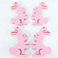pastel pink bunny bunnies rabbit Easter DIY earring supplies laser cut acrylic dangles blanks