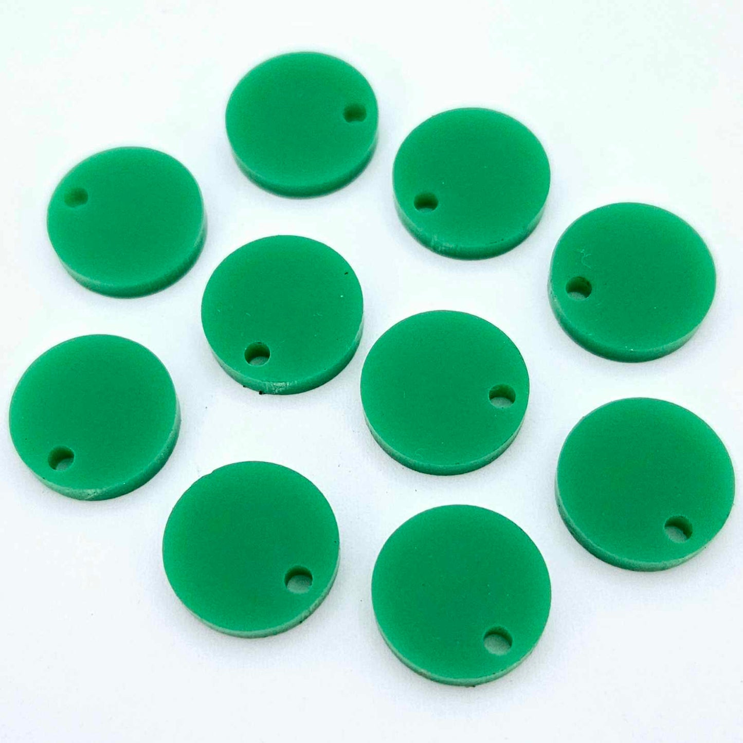 green acrylic toppers 14mm DIY earring supplies laser cut acrylic studs blanks