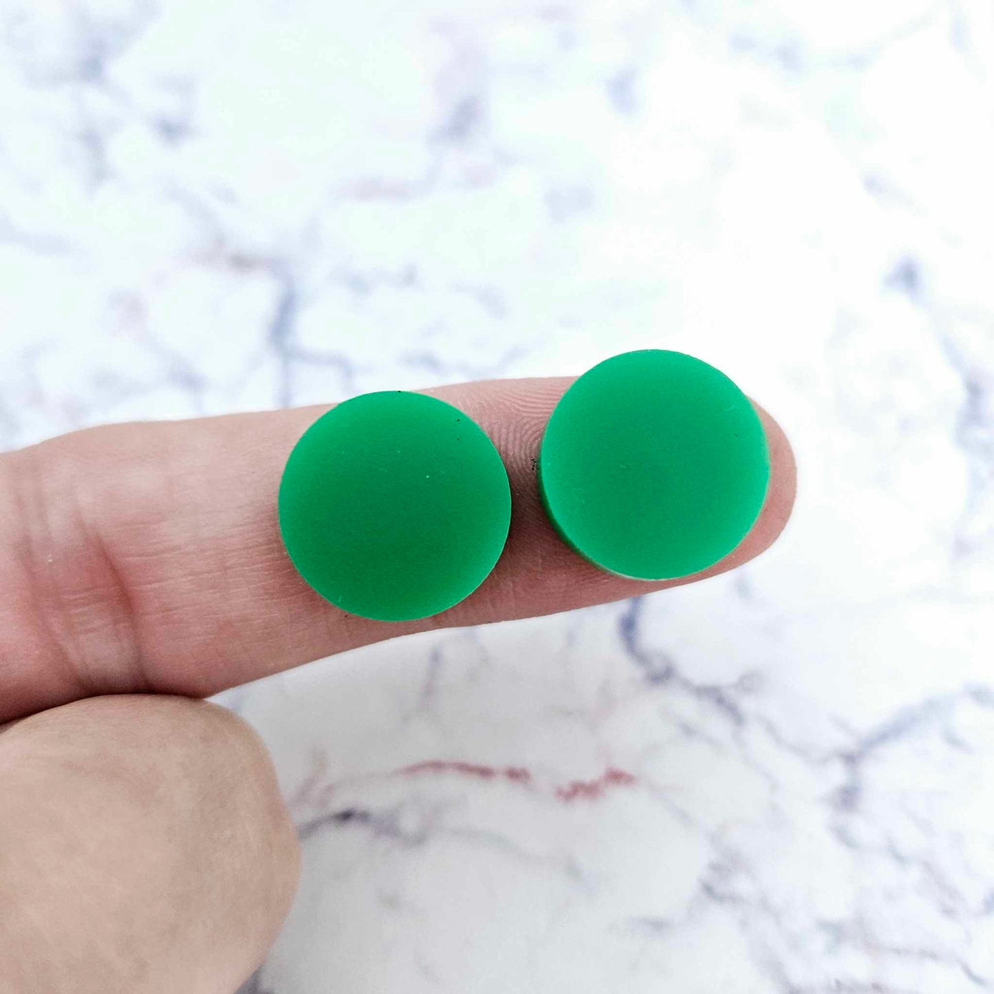 green acrylic toppers 14mm DIY earring supplies laser cut acrylic studs blanks