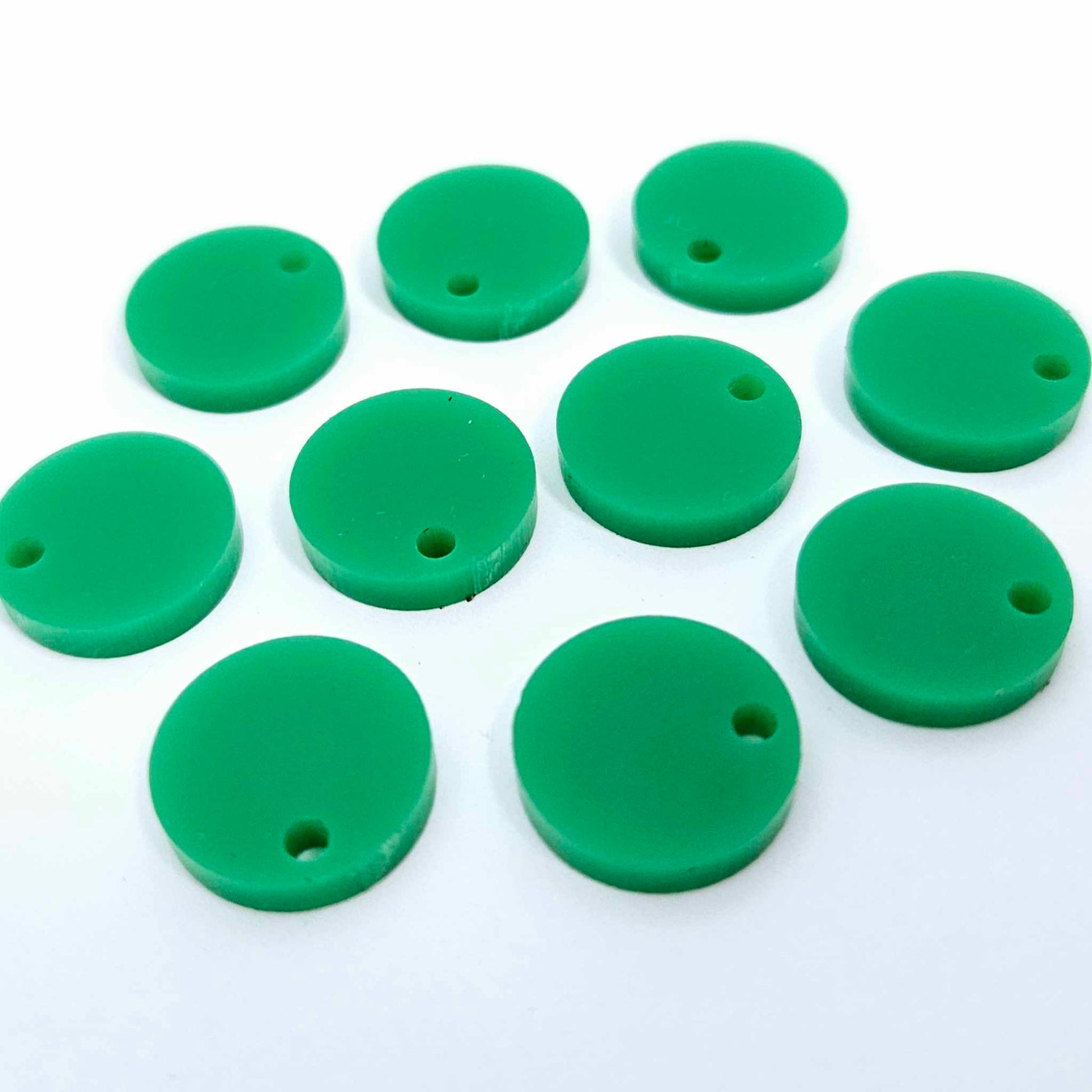 green acrylic toppers 14mm DIY earring supplies laser cut acrylic studs blanks