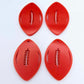 red football NRL AFL sports team DIY earring supplies laser cut acrylic dangles blanks