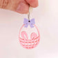 pastel pink Easter bunny egg basket DIY earring supplies laser cut acrylic dangles blanks