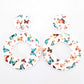 Bugs life butterfly bee ladybug DIY earring kit laser cut acrylic dangles blanks craft glue findings