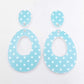 DIY earring kit laser cut acrylic supplies Easter bunny egg carrot findings glue create you own craft