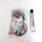 Christmas DIY earring kit glitter UV print tree candy cane reindeer present gingerbread man glue acrylic laser cut supplies blanks dangles studs craft
