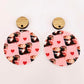 sweet treats DIY earring kit donuts ice-creams coffee tea macarons cupcakes supplies laser cut acrylic dangles studs blanks findings glue craft UV print wood