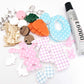 DIY earring kit laser cut acrylic supplies Easter bunny egg carrot findings glue create you own craft