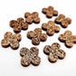 copper rose gold glitter quatrefoil earring blanks, clover acrylic studs, glitter acrylic earring toppers, acrylic earring supplies, laser cut earring blanks, 15mm acrylic shapes, modern jewellery supplies, on-trend earring blanks, DIY earring parts, small business jewellery making