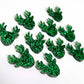 green glitter reindeer Christmas DIY earring supplies laser cut acrylic studs blanks Xmas