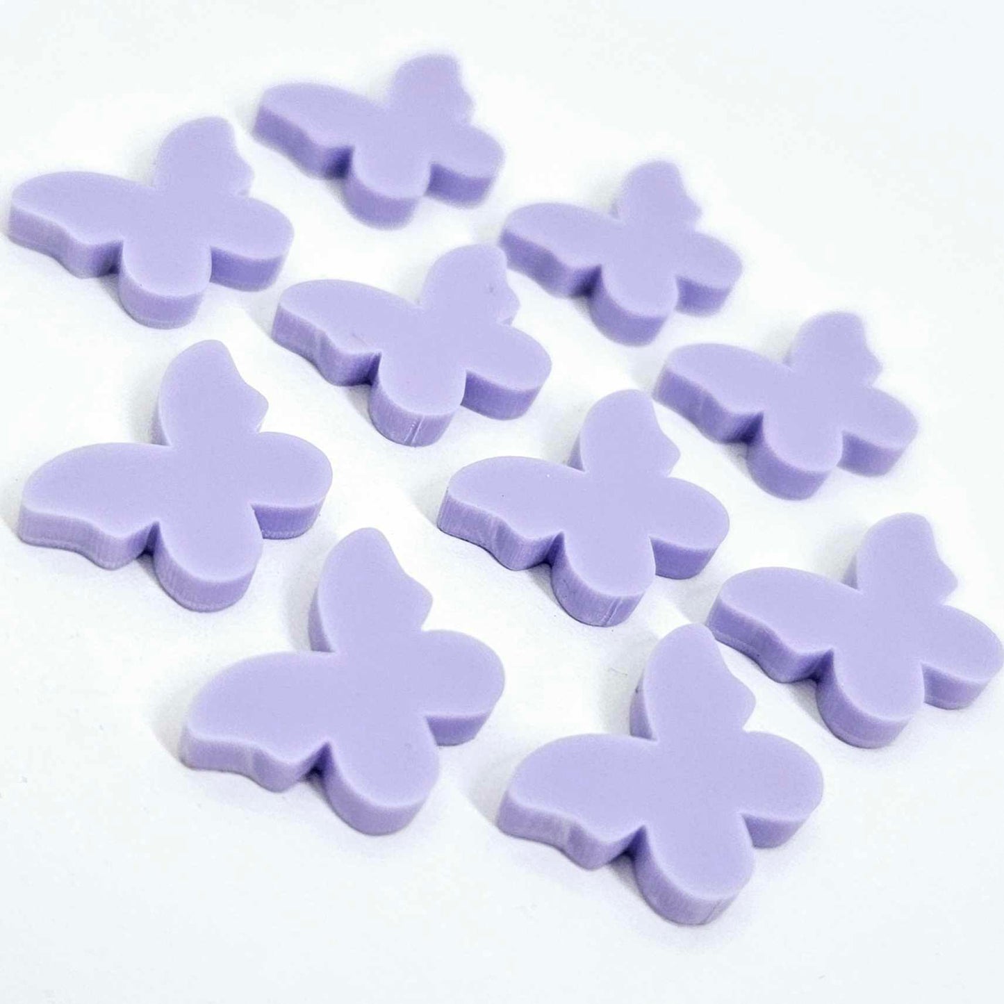 pastel purple butterfly butterflies DIY earring supplies laser cut acrylic studs blanks findings petite small kids
