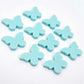 pastel aqua turquoise butterfly butterflies DIY earring supplies laser cut acrylic studs blanks findings petite small kids