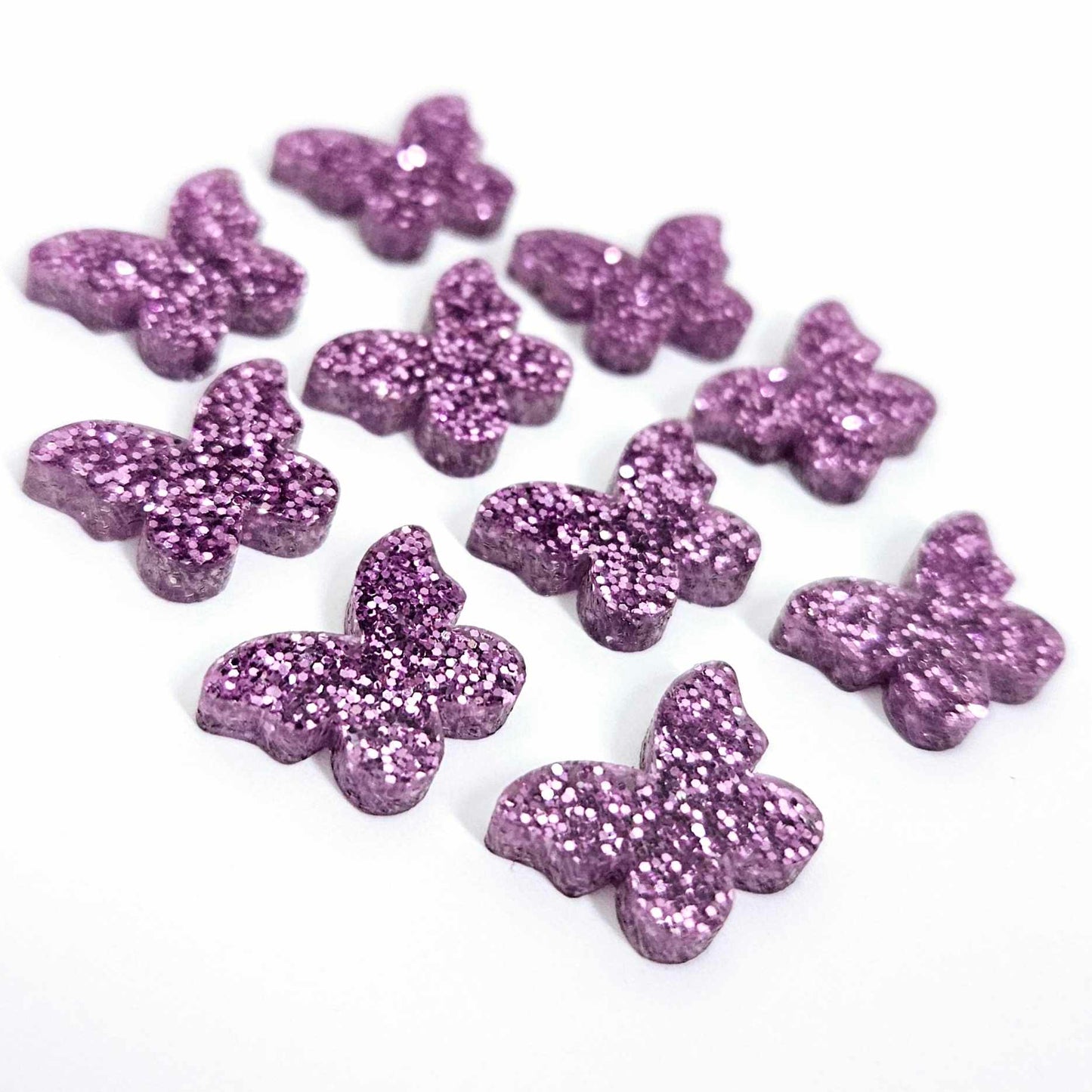 purple glitter butterfly butterflies DIY earring supplies laser cut acrylic studs blanks findings petite small kids