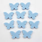 pastel blue butterfly butterflies DIY earring supplies laser cut acrylic studs blanks findings petite small kids