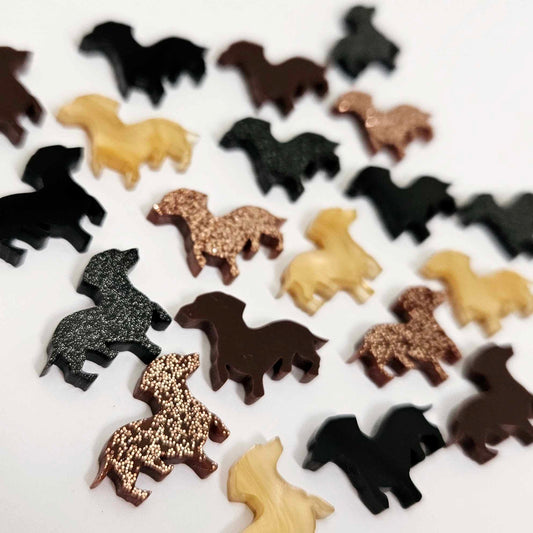 black chocolate brown copper glitter gold marble caramel brown dachshund sausage dog dachies DIY earring supplies laser cut acrylic studs blanks mixed pack