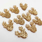 rose gold glitter reindeer Christmas DIY earring supplies laser cut acrylic studs blanks Xmas