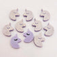 pastel purple unicorn unicorns DIY earring supplies laser cut acrylic studs blanks kids petite eyelashes