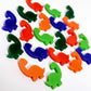 red green blue orange brontosaurus dinosaur dino DIY earring supplies laser cut acrylic studs blanks mixed pack