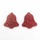red glitter bells silver gold mirror bows Christmas Xmas DIY earring supplies laser cut acrylic dangles blanks layered hoops