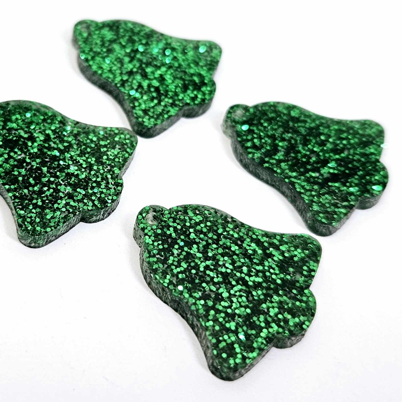 green glitter bells red gold mirror bows Christmas Xmas DIY earring supplies laser cut acrylic dangles blanks layered hoops