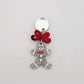 silver glitter gingerbread men Christmas Xmas DIY earring supplies laser cut acrylic mini small petite dangles blanks engraved paint fill kids