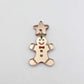 rose gold mirror gingerbread men Christmas Xmas DIY earring supplies laser cut acrylic mini small petite dangles blanks engraved paint fill kids
