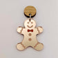 rose gold mirror gingerbread men Christmas Xmas DIY earring supplies laser cut acrylic dangles blanks engraved paint fill
