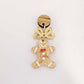 gold brown pearl marble gingerbread men Christmas Xmas DIY earring supplies laser cut acrylic mini small petite dangles blanks engraved paint fill kids