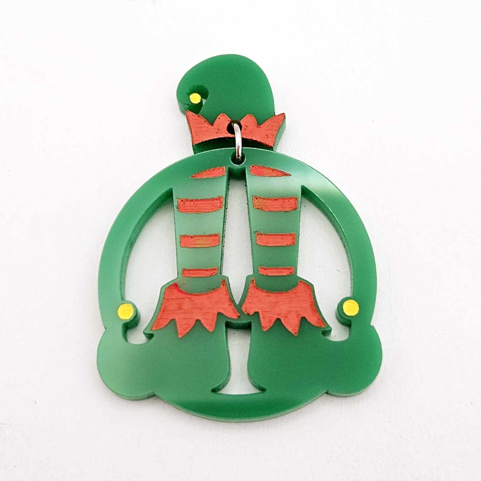 green acrylic laser cut elf earring blanks dangles paint fill engraved hoops DIY supplies