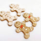 gold brown pearl marble gingerbread men Christmas Xmas DIY earring supplies laser cut acrylic mini small petite dangles blanks engraved paint fill kids
