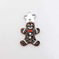copper bronze brown glitter gingerbread men Christmas Xmas DIY earring supplies laser cut acrylic mini small petite dangles blanks engraved paint fill kids