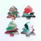 red green white gold marble swirl acrylic mini Christmas Xmas tree DIY earring supplies laser cut blanks dangles