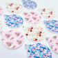 snowman wonderland pink blue vintage truck pink bow patchwork UV print baubles Christmas Xmas tree DIY earring supplies laser cut acrylic dangles blanks mixed pack