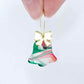 red green white gold marble swirl acrylic Christmas Xmas bells mirror bows layered hoops DIY earring supplies laser cut blanks dangles