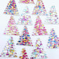 pink carnival purple blue gold bubble glitter zigzag Christmas tree DIY acrylic earring supplies dangles blanks mixed pack