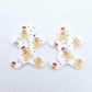 UV print gingerbread men Christmas Xmas tree DIY earring supplies laser cut acrylic dangles blanks