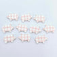 pink gingham uv print pigs farm country DIY earring supplies laser cut acrylic studs blanks