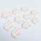 pink gingham uv print pigs farm country DIY earring supplies laser cut acrylic studs blanks
