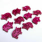 hot pink glitter pigs farm country DIY earring supplies laser cut acrylic studs blanks
