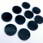 14mm navy blue toppers studs circles DIY earring supplies laser cut acrylic blanks