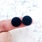 14mm navy blue toppers studs circles DIY earring supplies laser cut acrylic blanks