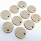 14mm beige silver fine glitter toppers studs circles DIY earring supplies laser cut acrylic blanks neutrals