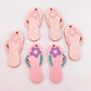 38mm pastel pink thongs flip flops DIY earring supplies laser cut acrylic dangles blanks summer Australia