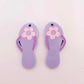 38mm pastel purple thongs flip flops DIY earring supplies laser cut acrylic dangles blanks summer Australia